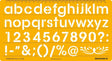 Lettering Stencil 106 - Isomars