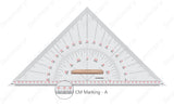nautical set square 10 inch with protractor
