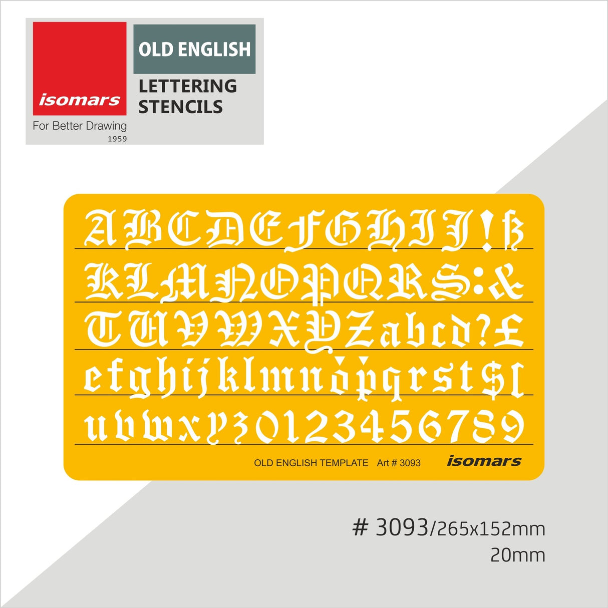 Old English Stencil - Isomars