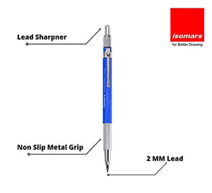 Circle Template + Pro Circle + 2mm Mechanical Pencil with 10 Leads Combo Set