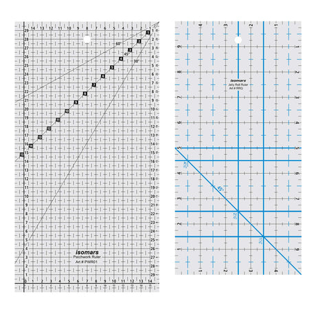 Patchwork Quilting Ruler & Roll Ruler Quilting - Isomars