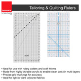 Patchwork Quilting Ruler & Roll Ruler Quilting - Isomars