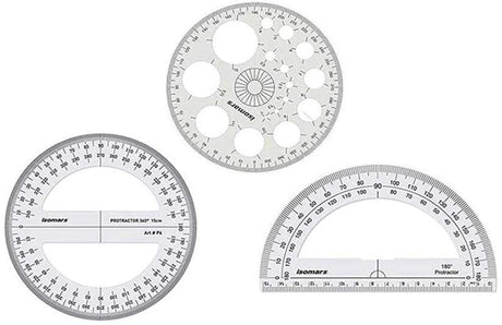 ProCircle, Protractor, Half D Combo Set - Isomars