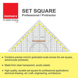 Professional Set Square 25cm /10" - Isomars