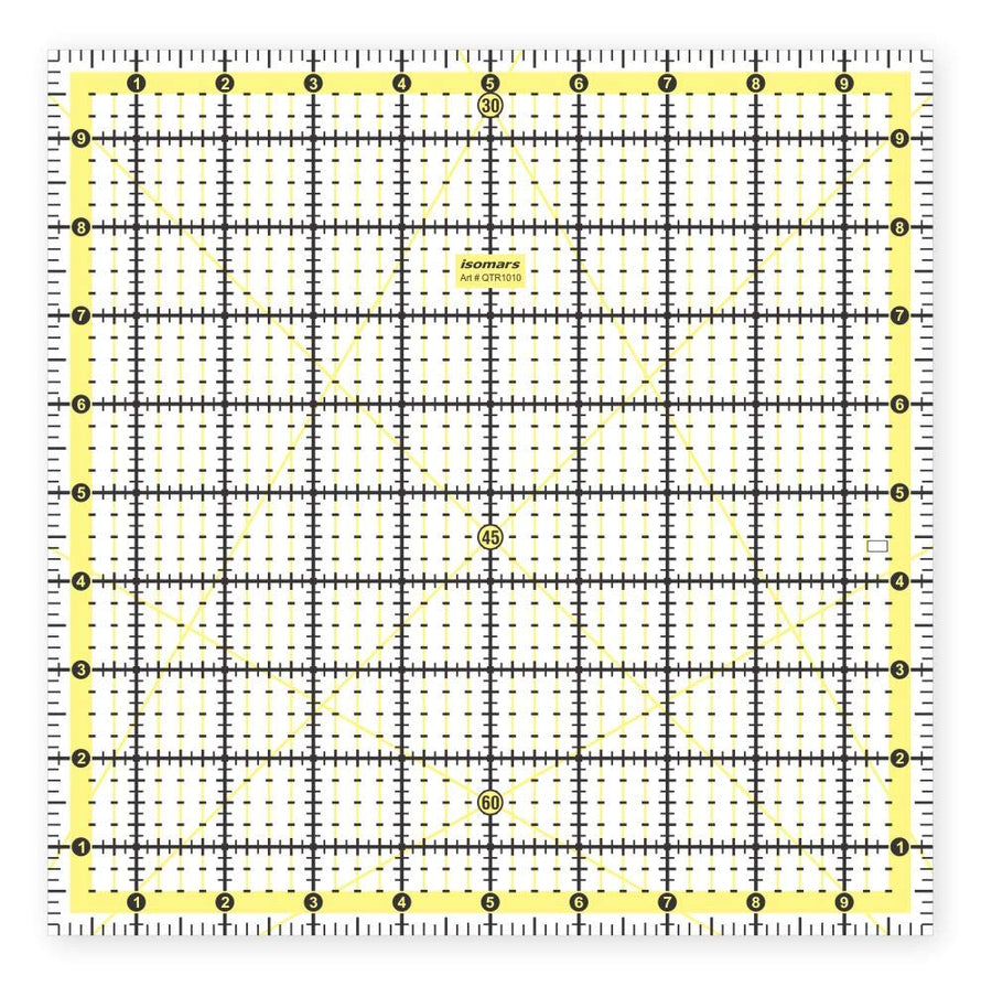 Garment Quilting Ruler (10" x 10")