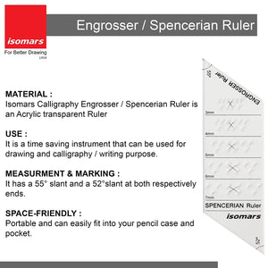 Rolling Ruler & Spencerian Ruler Combo