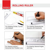 Rolling Ruler & Spencerian Ruler Combo - Isomars