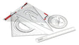 set squares set of 4 geometry kit