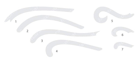 Ship Curves (Set of 7) - Isomars