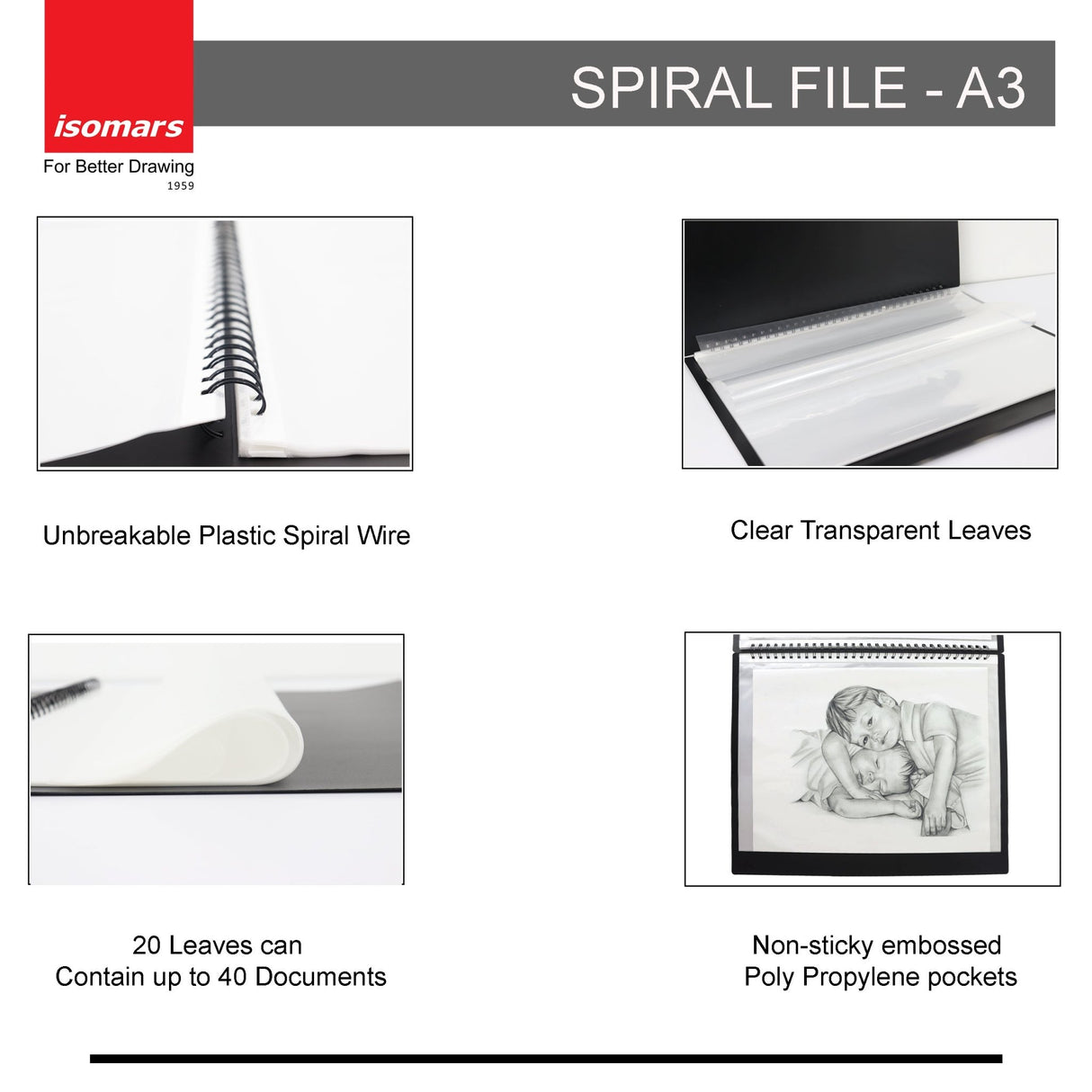 Spiral File - A3 - Isomars