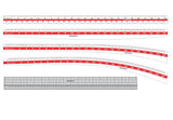 Tailoring Ruler (Set of 5) Isomars Quilting Template for Patchwork & Sewing - Isomars