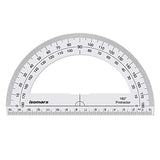 Technical Drawing Combo- 10x12 Inches Set Square, Pro Circle, 24 Inches T-Square, & Protractor - Isomars