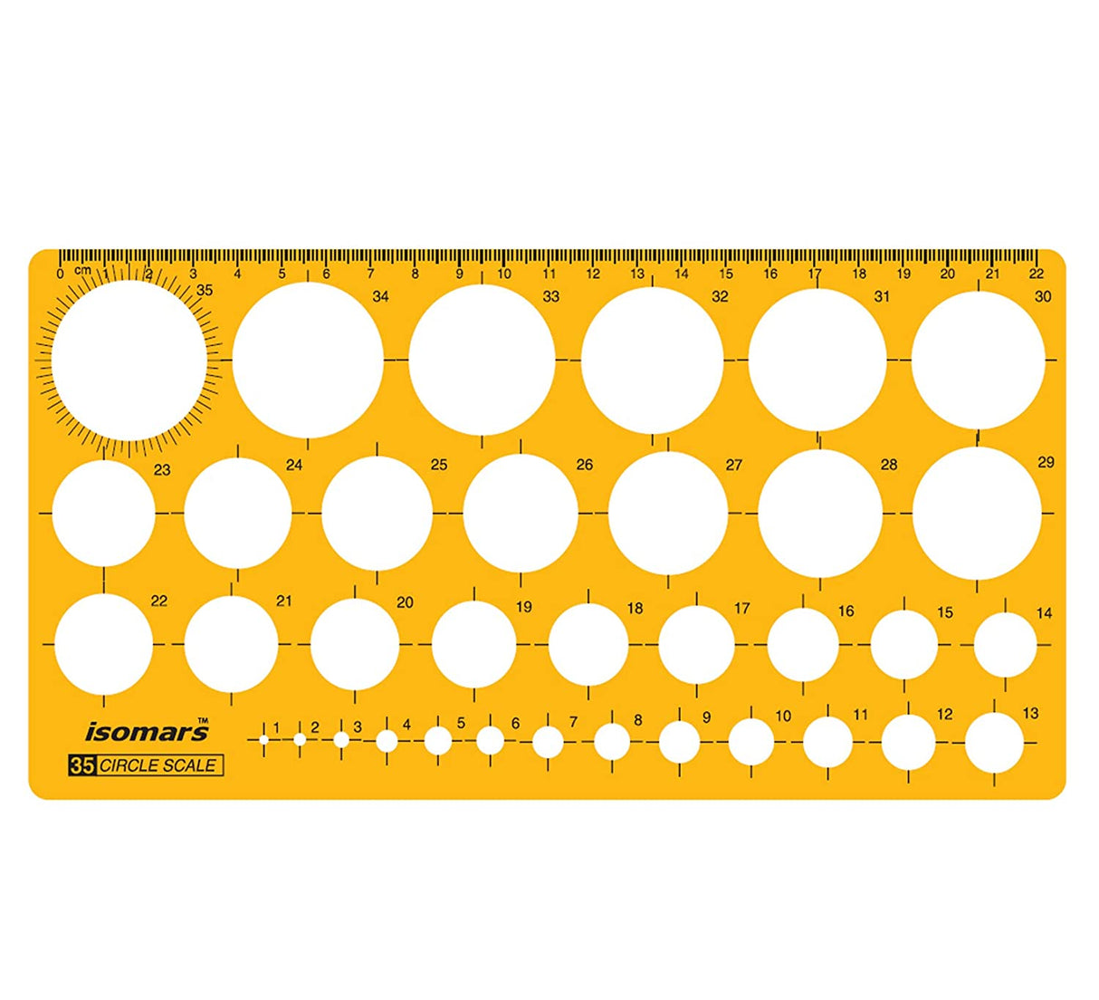Technical Drawing Templates (Set of 4) - with French Curves - Isomars