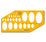 Technical Drawing Templates (Set of 4) - with French Curves - Isomars