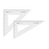 Technical Set Squares, Semi-protractor & Scale - Isomars