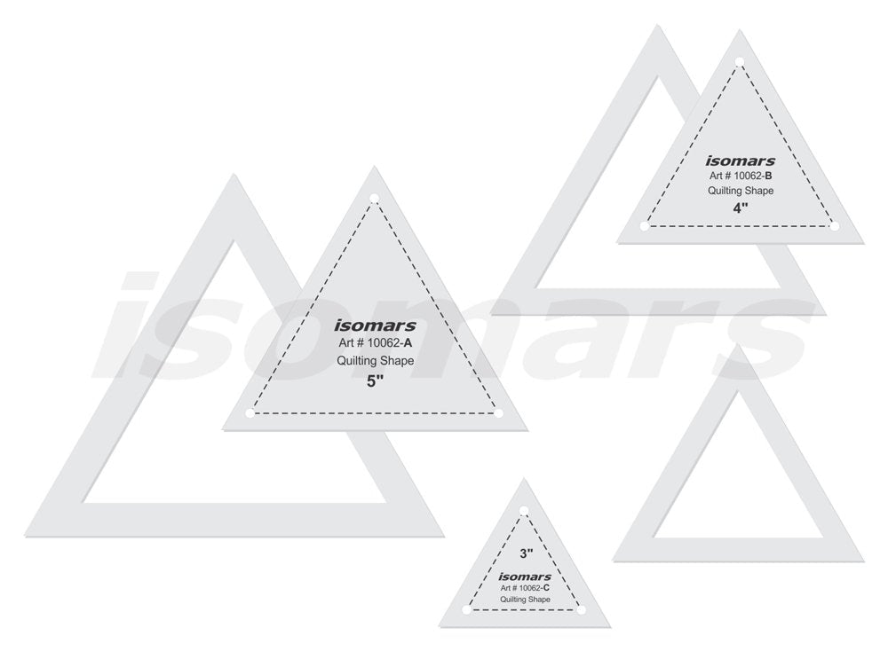 Triangle Quilting Patchwork Template - Isomars