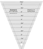 Triangle Quilting Ruler (6.5") - Isomars