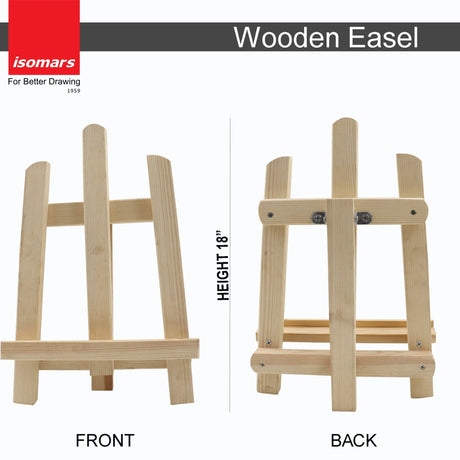 Wooden Artists Easel (18") - Isomars