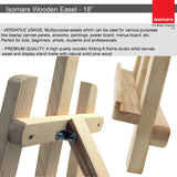 Wooden Artists Easel (18") - Isomars